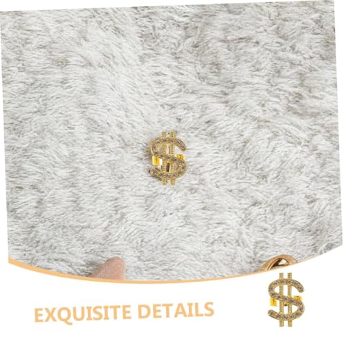 Abaodam 6stücke Teilige Party-requisite Geldsymbol Im Punk-stil Mit Strasssteine Dekorativ Für Maskerade Disco Kostümparty Konzert von Abaodam