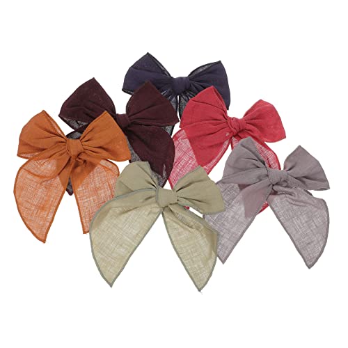 Abaodam 6stücke Teiliges Satin Haarschleifen Für Frauen Vintage Haarspangen Mit Großen Schleifen Haaraccessoires Für Hochzeiten Partys Und Besondere Anlässe von Abaodam