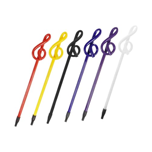 Abaodam 6stücke Pack Musiknotenstifte Violinschlüssel-stift Flüssig Schreibend Für Schule Und Büro Dekoratives Schreibutensil Stabile Konstruktion von Abaodam