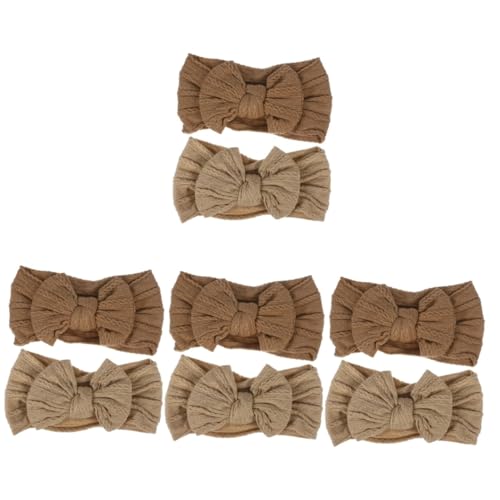 Abaodam 8 Stk stirnband kinder haarschmuck hair accessories Haarband Stirnband für Babymädchen kopfschmuck Party-Stirnband dunkelbraun Haarnadeln Kopfbedeckung Haarspangen von Abaodam