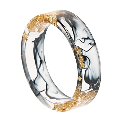 Abaodam Aesthetic Chunky Frauenring Aus Resin Transparente Stapelbare Ringe Für Kreative Finger-styles Handgefertigte Leichte Und Langlebige Schmuckstücke von Abaodam