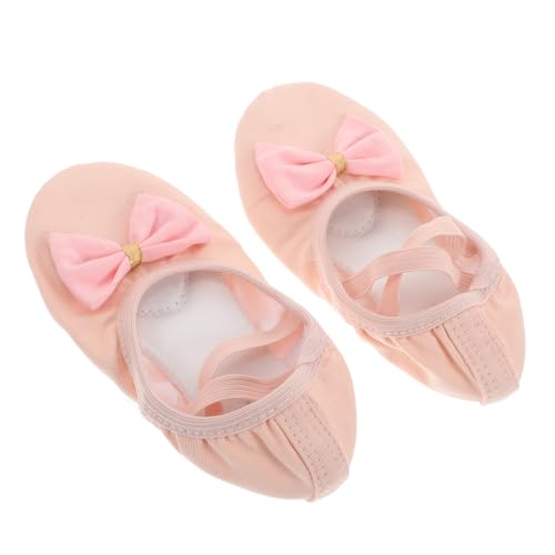 Abaodam Ballettschuhe mit Weicher Sohle Flexible Tanzschläppchen für Mädchen rutschfest und Geeignet für Anfänger Chinesische Tanzaufführungen mit Einzigartigem Katzenpfoten Design von Abaodam