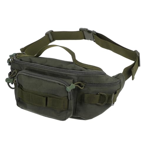 Abaodam Body Bag Herren wasserdichte Gürteltasche Kleine Tackle Bag Unisex Abenteuer Hüfttasche Reise Hüfttasche Herren Umhängetasche Angelköder Brusttasche Olivgrün von Abaodam