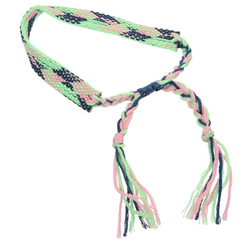 Abaodam Boho Freundschaftsarmband Verstellbar Geflochtenes Baumwollseil Armband für Teen Modisch Bequem Ethno Stil Schmuck von Abaodam