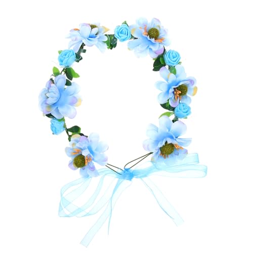 Abaodam Brautkranz Kopfbedeckungen Wald-wald-stirnband Blumenkopfschmuck Blumenhaarschmuck Der Braut Haarband Mit Blumengirlande Floraler Kopfkranz Hochzeit Haarkranz Baby Koreanisch Perle von Abaodam