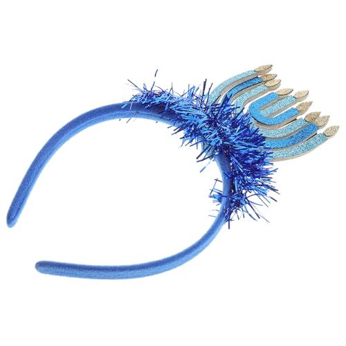 Abaodam Kopfbedeckungen Zum Thema Chanukka Dekoratives Stirnband Kopfschmuck Für Chanukka-party Festival-kopfschmuck Cosplay-stirnbänder Haarband-dekore Chanukka-stirnbänder Stirnband Für von Abaodam