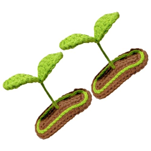 Abaodam Fashion Sprout Haarnadel Grüne Haar-accessoires Geflochtene Haarspangen von Abaodam