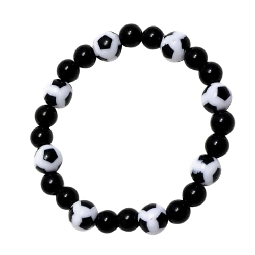 Abaodam Fussball Perlenarmband für Männer Sportarmband Perfektes für Fußballfans Modisches Accessoire für von Abaodam