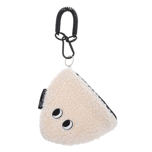 Abaodam Kawaii Münztäschchen Aus Plüsch Süße Aufbewahrungstasche Mit Reißverschluss Kleiner Geldbeutel Als Schlüsselanhänger Für Handtasche Auto Und Rucksack Für Damen von Abaodam