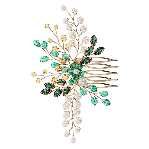 Abaodam Hochzeitskopfschmuck für die Braut Haarkämme für Damen, Accessoires für feines Haar Golddekor Tiara Feenschmuck für Frauen Haarkämme für Damen Accessoires feines Haar Modellieren von Abaodam