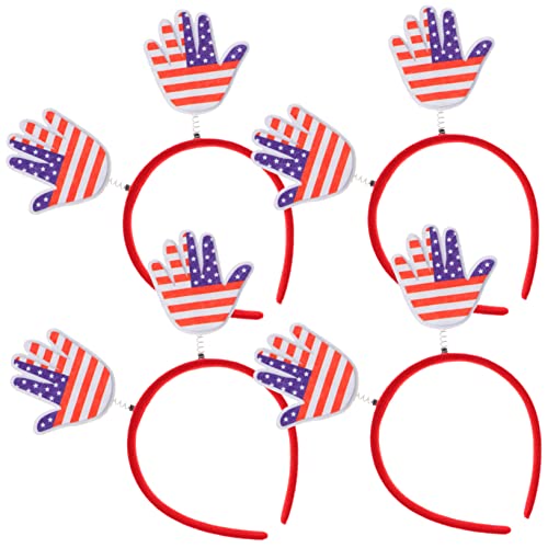 Abaodam Haarbänder Frauen 4 Stücke Flagge Stirnband Unabhängigkeit Tag Dekorative Haar Band Für Party von Abaodam