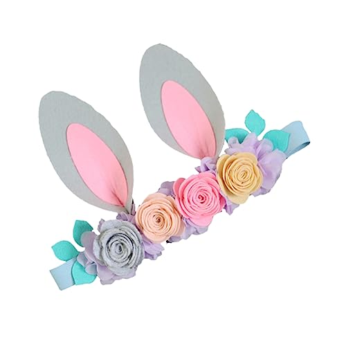 Abaodam Haarschmuck Für Babys Osterparty-stirnband -accessoire Baby Hasenohren Stirnband Ostern Süßes Stirnband Ostern Baby Stirnband Blumen-baby-stirnband Hasen Ohren Schmücken Kind von Abaodam