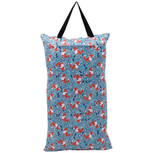 Abaodam Wickeltasche für Babywindeln Aufbewahrungstasche mit Reißverschluss Multifunktionale Windeln Organizer für Material Praktisch für Einkaufen und Camping von Abaodam