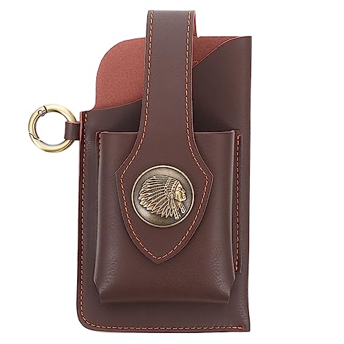 Abaodam Mehrzweck Hüfttasche für Herren Gürteltasche PU Wasserabweisend für Joggen mit Ausreichend für Handy Schlüssel und Karten von Abaodam