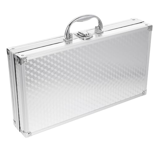 Abaodam Aluminium-tragekoffer Kleiner Werkzeugkasten Für Unterwegs Verstärkte Ecken Stabiler Metallkoffer Für Männer von Abaodam