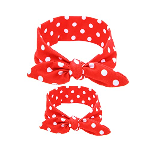 Abaodam Kopfbedeckung Für Babys Und Kleinkinder Set Mit Bunny Rabbit Ohr Stirnband Und Turban Haaraccessoires Helles Mit Karomuster von Abaodam