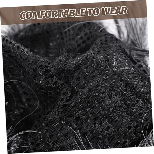 Abaodam Kurze Graue Herrenperücke Old Man Style Modisch Verstellbar für Karneval Halloween Kostüm Themenpartys Cosplay Bühne von Abaodam