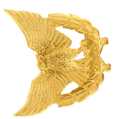 Abaodam Metall Adler Abzeichen für Sicherheitsuniformen Zinklegierung Markantes Design Individuelles Sicherheitszubehör Hochwertiges Metall Symbol für Mützen Langlebig und Detailreich von Abaodam