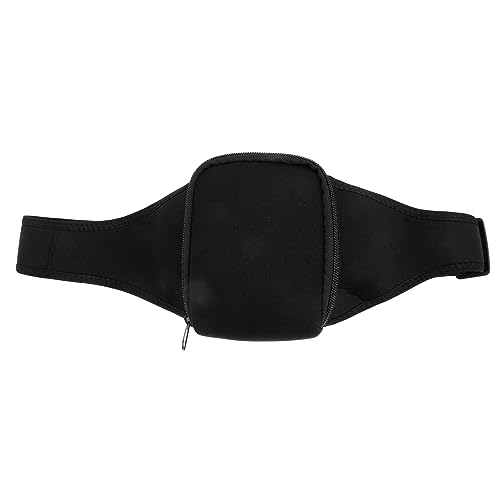 Abaodam Mikrofongürtel für Fitness Verstellbarer Taillengürtel für Outdoor Training Yoga und Bühnenauftritte Robuste Mikrofontasche mit Sicherem Halt von Abaodam