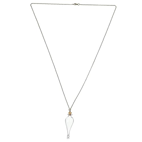 Abaodam Mini Glasflasche mit Kette Winziges Wunschfläschchen für DIY Anhänger Reisen und Handliches Design für Besondere Erinnerungen von Abaodam