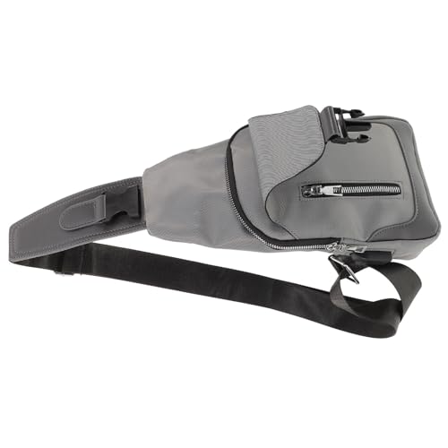 Abaodam Multifunktionale USB Schultertasche für Herren Große Kapazität Crossbody Brustbeutel mit Ladeanschluss für Outdoor Aktivitäten von Abaodam