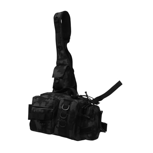 Abaodam Angeltasche Mit Ausrüstungshalter Wasserdichtes Komfortabler Crossbody-trageweise Outdoor-Schultertasche Für Angelgeräte Und Reparaturwerkzeuge von Abaodam
