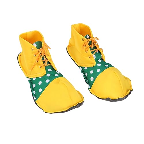 Abaodam Paar Clown Schminke Party Hausschuhe Kostüm Clown-performance-requisiten Cosplay Halloween-kostümschuhe Halloween-clown-schuh Weise Schuhe Abschlussball Sportschuhe Kind von Abaodam