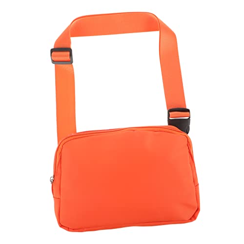 Abaodam Pack wasserdichte Sport -taillenbeutel Reisegeldbörse Reisen Im Freien Umhängetasche Für Damen Laufende Hüfttasche Brusttasche Reisebeutel Fanny Plastik Orange von Abaodam