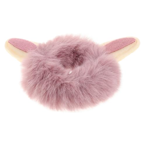 Abaodam Plüsch Haargummi für Mädchen Fluffy Haarband mit Niedlichen Cartoon Designs für Frauen Herbstliche Waldthemen Haaraccessoires Zartem von Abaodam