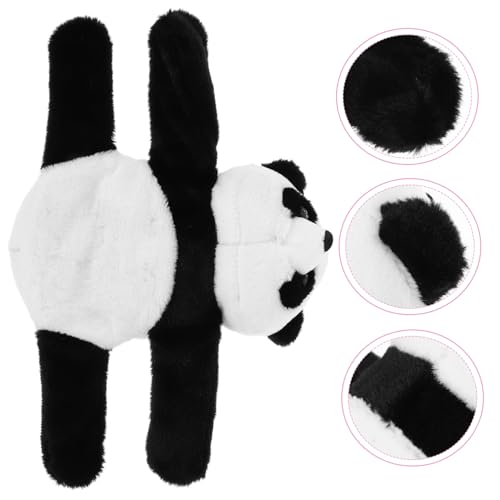 Abaodam Plüsch Panda Slap Armband Groß Tiermotiv Kuscheliges Tier Klatscharmband Weiches Wristband Für Partygeschenke Halloween Geburtstagsfeier Damen von Abaodam