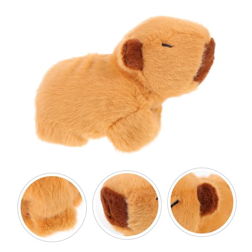 Abaodam Plüsch Tier Schnapparmband Weiches Langlebiges Armband für Party Gastgeschenke Hautfreundliches Leichtes Slap Wristband mit Niedlichem Wasserschwein Design Geeignet für Erwachsene von Abaodam