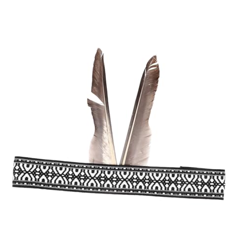 Abaodam Plume Stirnband Mit Federn Leichtes Bequemes Kostümzubehör Für Festivals Und Partys Ethno-stil Für Erwachsene Für Karneval Und Mottopartys von Abaodam