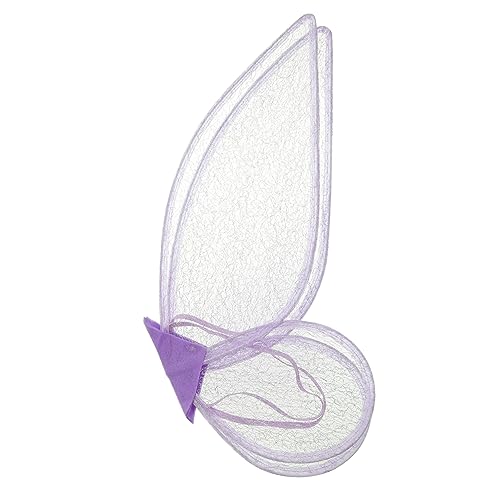 Abaodam Schmetterlingsflügel Schmetterlingskostüm Für Kinder Feenhaftes Partyzubehör Erwachsene Feenflügel Fee Kostümkleid Fee Cosplay Flügel Gaze Violett Prinzessin Zauberstab Mädchen von Abaodam