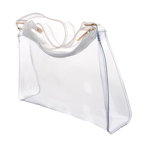 Abaodam Schulter Handytasche Transparente Umhängetasche mit Reißverschluss für Stadionbesuche Konzerte und Festivals Leicht und Verstellbar für Damen Abaodam Schulter Handytasche Transparente Umhängetasche mit Reißverschluss für Stadionbesuche Konzerte und Festivals Leicht und Verstellbar für Damen von Abaodam