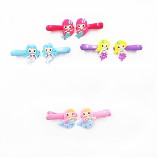 Abaodam 24stücke Meerjungfrau-design Kinderspielzeug Ringe Schlüsselanhänger Armbänder Haarnadeln Rollenspielzeug Schmuck Für Mädchen von Abaodam