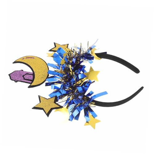 Abaodam Eid Mubarak Dekorationen Star Moon Stirnband Für Ramadan-feiern Stilvolles Kopfschmuck-accessoire Für Frauen Und Mädchen Für Festliche Anlässe Und Versammlungen Abaodam Eid Mubarak Dekorationen Star Moon Stirnband Für Ramadan-feiern Stilvolles Kopfschmuck-accessoire Für Frauen Und Mädchen Für Festliche Anlässe Und Versammlungen von Abaodam