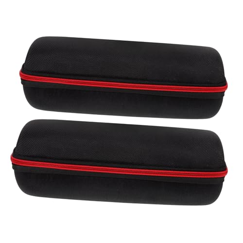 Abaodam Teiliges Tragbares Mikrofon-etui mit Reißverschluss Stoßfestes Aufbewahrungsetui für Kabellose Handmikrofone Organizer für Mikrofonzubehör für Reisen Karaoke und Auftritte von Abaodam