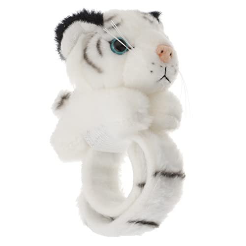 Abaodam Tiger Slap Armband für Lustiges Klatscharmband im Thema Perfektes Party für Geburtstagsfeiern Einheitsgröße Flexibles Design Hochwertiges Stofftier Tiger Accessoire von Abaodam