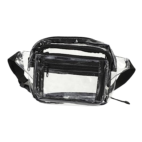 Abaodam wasserdichte PVC Bauchtasche für Männer und Frauen Multifunktionale Transparente Gürteltasche für Sport Reisen Camping Diebstahl Handyhalterung und Strapazierfähig von Abaodam