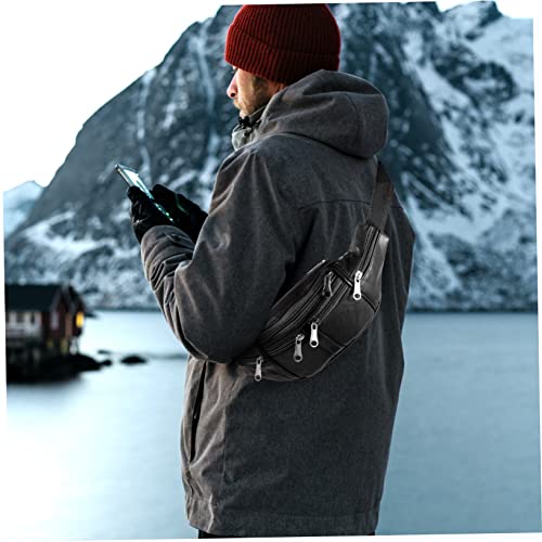 Abaodam wasserdichte Sport Bauchtasche Herren Multifunktionale Portable Hüfttasche mit Robustem Reißverschluss für Outdoor Fitness Laufen Wandern und Alltag Leicht und Praktisch von Abaodam