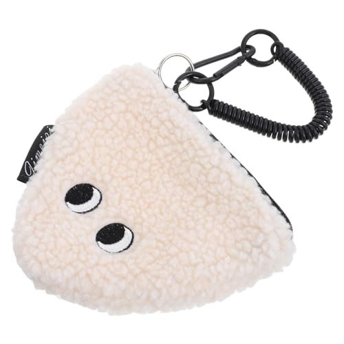 Abaodam Süße Kleine Geldbörse Mit Reißverschluss Cartoon Münztäschchen Aus Plüsch Mini Aufbewahrungstasche Für Wechselgeld Schlüsselanhänger Kawaii Geldbeutel von Abaodam