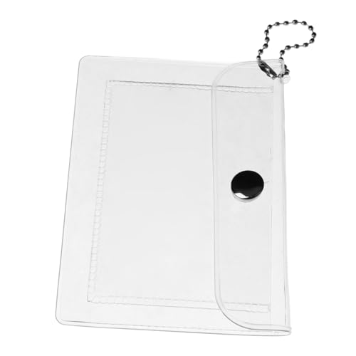 Abaodam Münzbörse Mit Schlüsselanhänger Kleine Geldbörsen Für Damen Transparente Münztasche Zum Tragen Von Wechselgeld von Abaodam