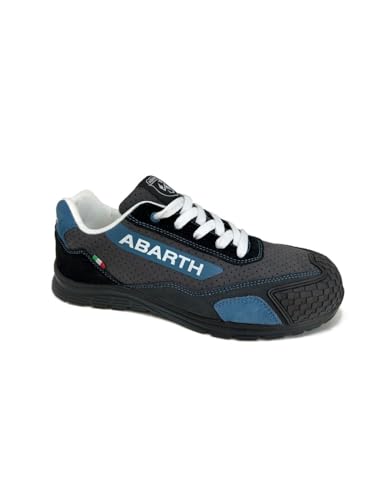 Abarth Safety Truck Grau - Blau Sicherheitsschuh S1-PL Wildleder mit Mikroperforationen, grau, 44 EU von Abarth