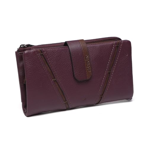 Abbacino Damen Babthar Reisezubehör-Brieftasche, dunkelviolett von Abbacino