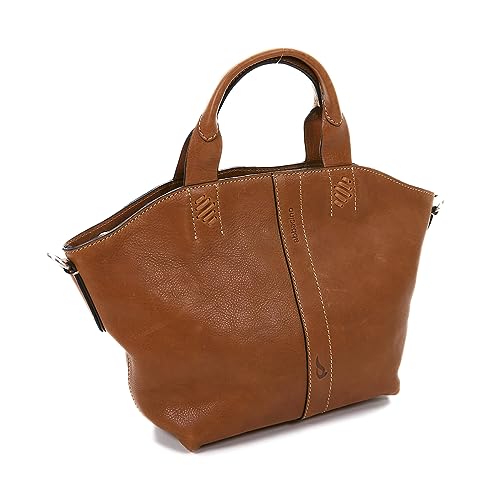 Abbacino Damen Hibiskus Tasche, Cognacfarben von Abbacino