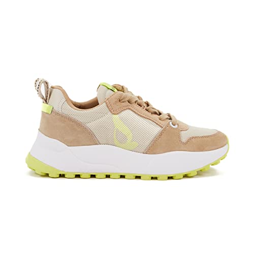 Abbacino Damen Sneakers Sneaker, Camel, 36 EU von Abbacino