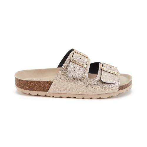 Abbacino Flache Sandale in Dorado Gold von Abbacino