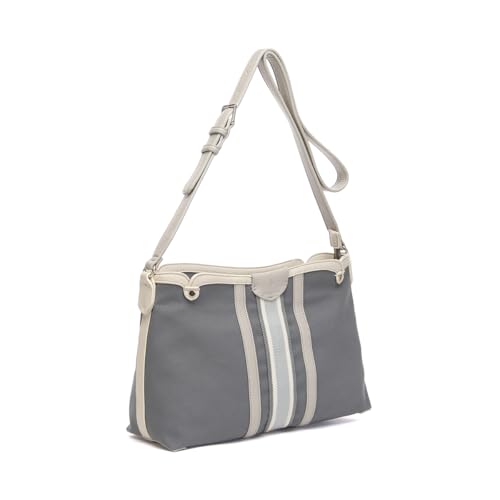 Abbacino Grau Umhängetasche aus recycelten Materialien. Grau von Abbacino