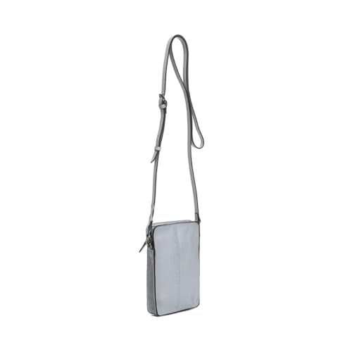 Abbacino Handytasche aus grauem Leder. Grau von Abbacino