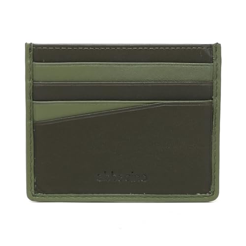 Abbacino Herrenlederkartenetui in Grün. Grün von Abbacino